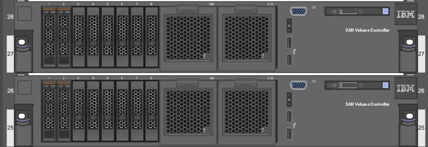 IBM SAN Volume Controller nodes