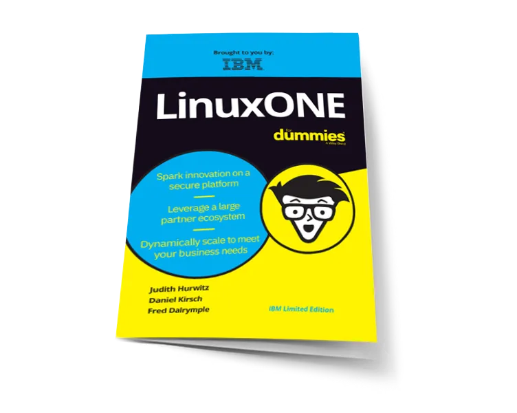 Cover of the e-book LinuxONE for Dummies